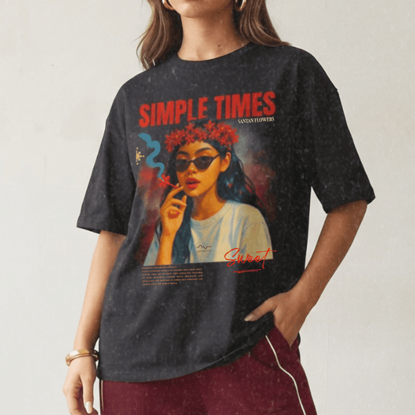 Simple Santan  100% Cotton T-shirt