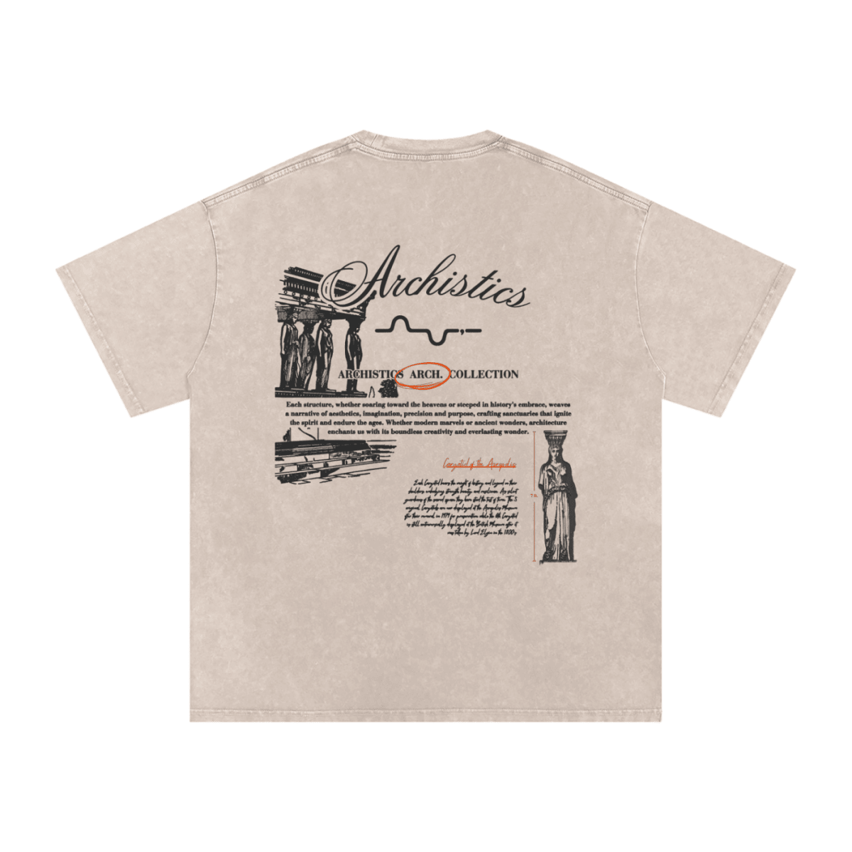 Acropolis of Athens T-Shirt: Arch. Collection - Light Tones