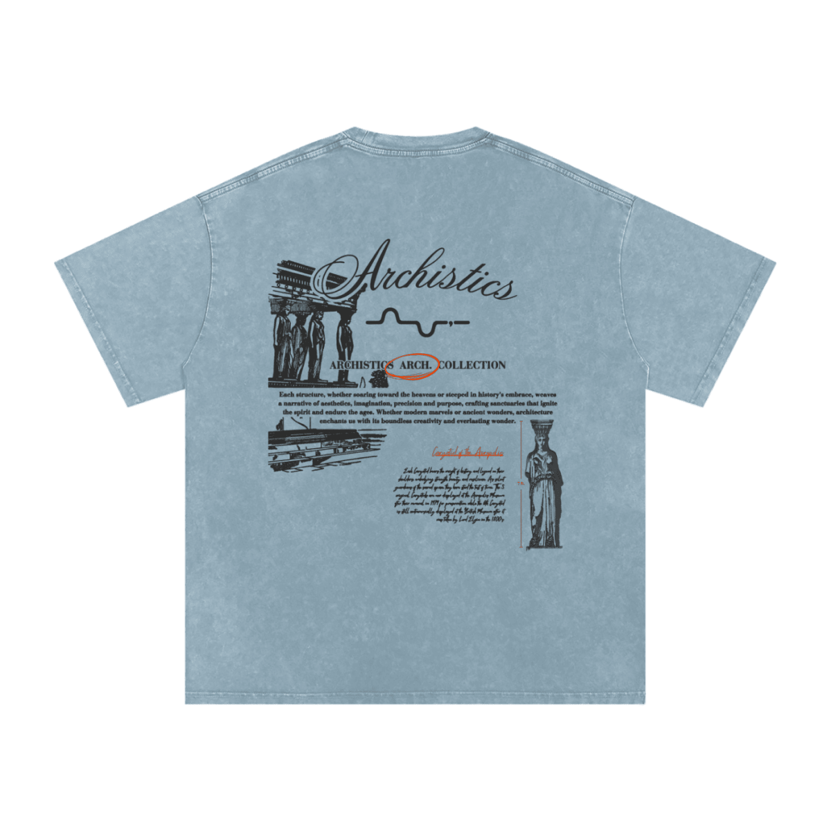 Acropolis of Athens T-Shirt: Arch. Collection - Light Tones