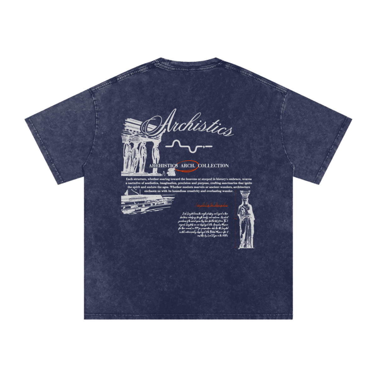 Acropolis of Athens T-Shirt: Arch. Collection - Dark Tones
