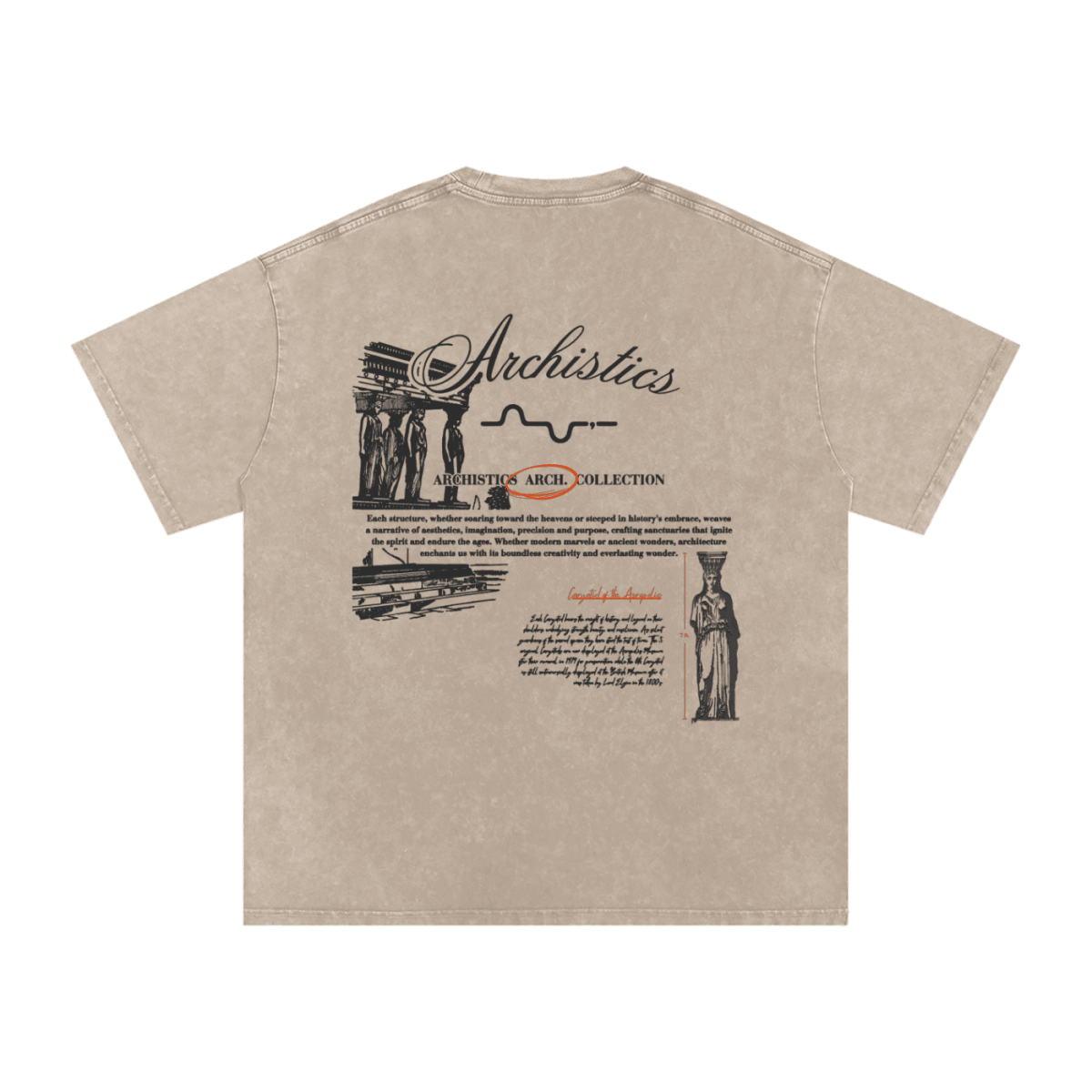 Acropolis of Athens T-Shirt: Arch. Collection - Light Tones