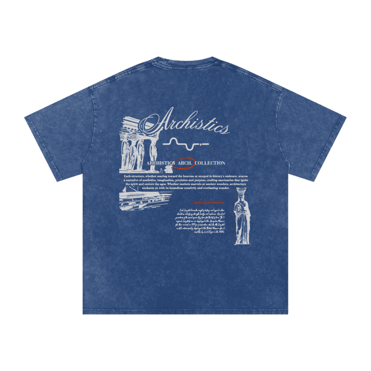 Acropolis of Athens T-Shirt: Arch. Collection - Dark Tones