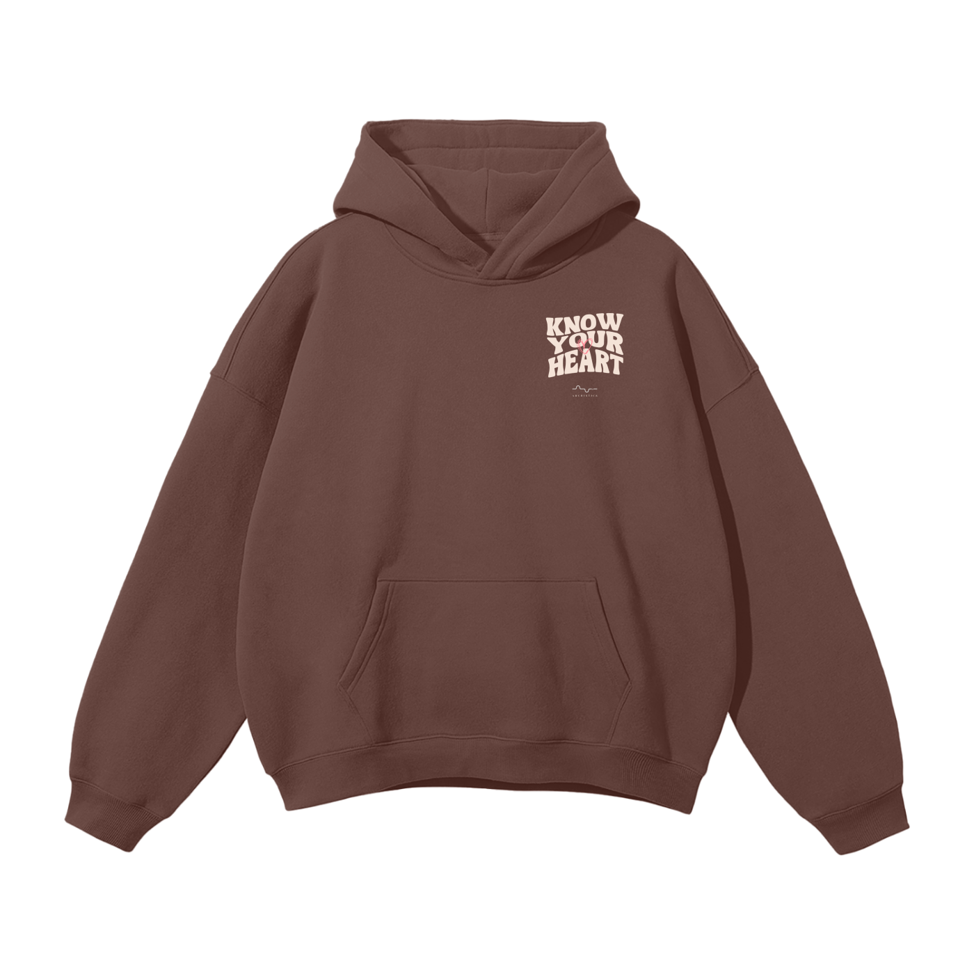 Know Your Heart Hoodie Coffee