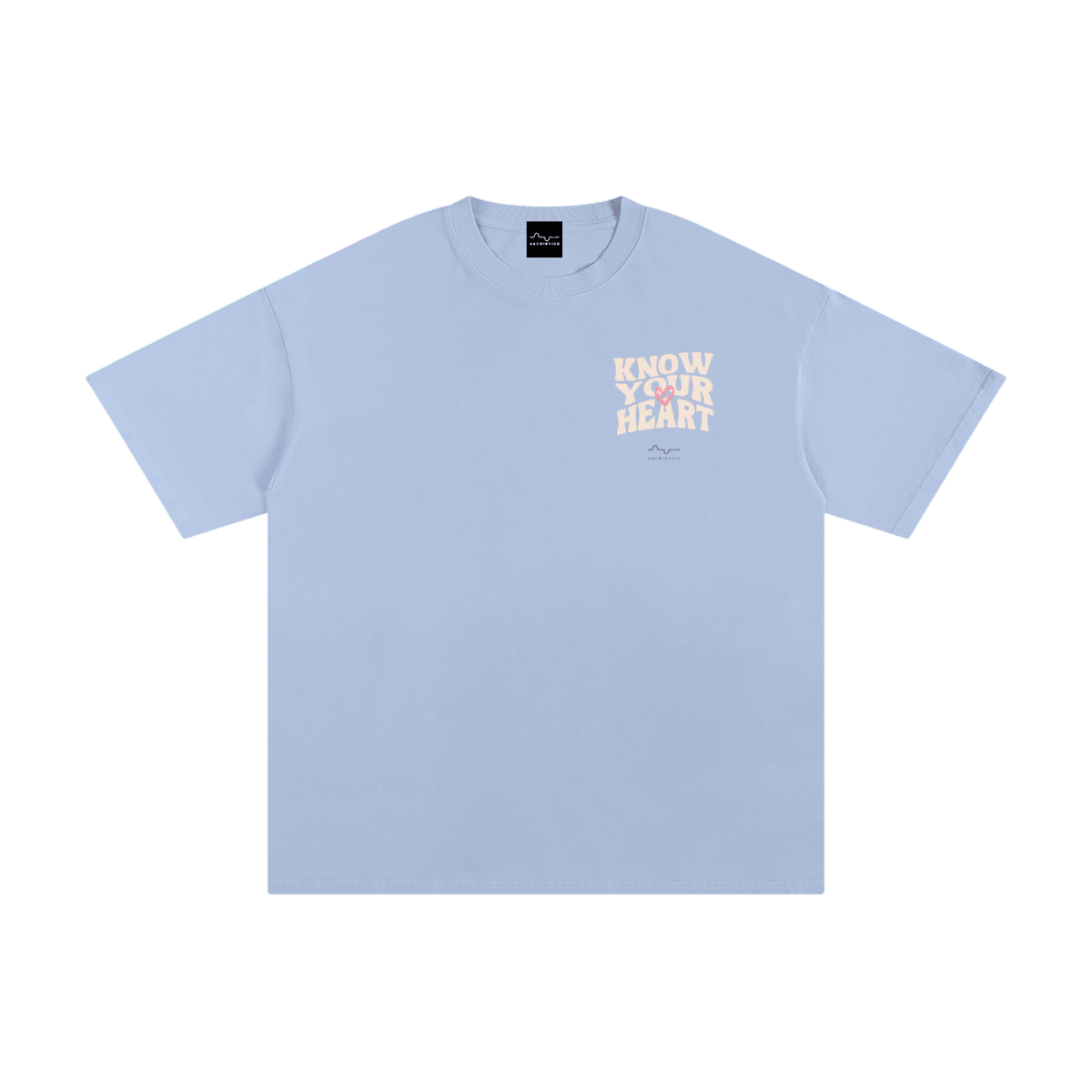 Know your Heart T-Shirt Sky Blue