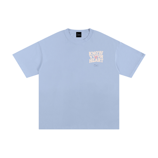 Know your Heart T-Shirt Sky Blue