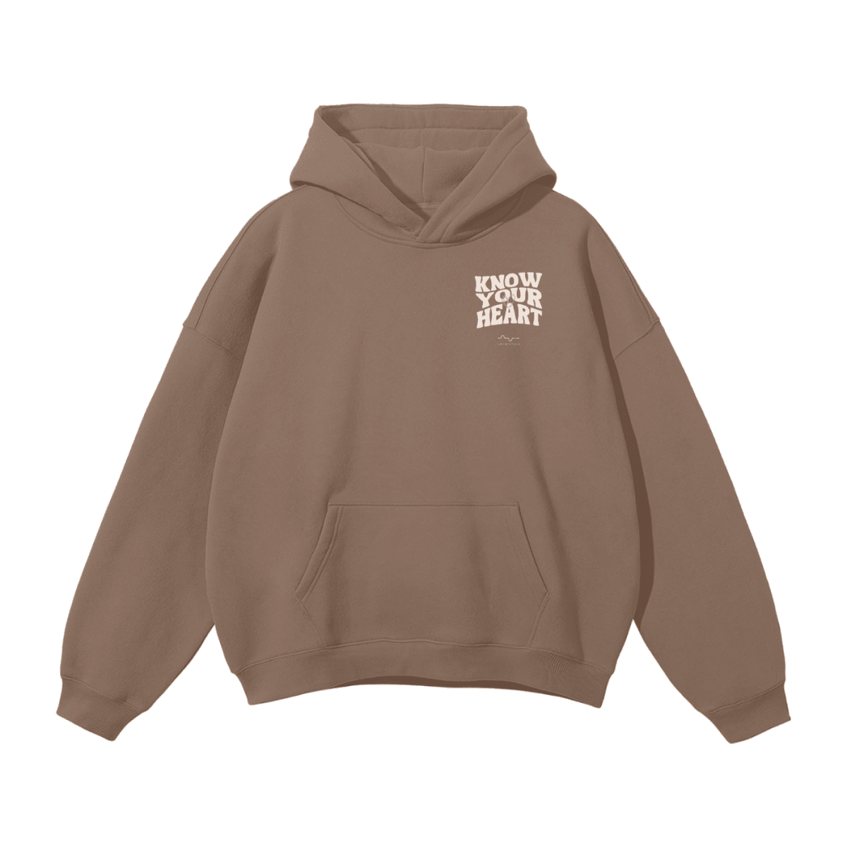 Know Your Heart Hoodie Brown